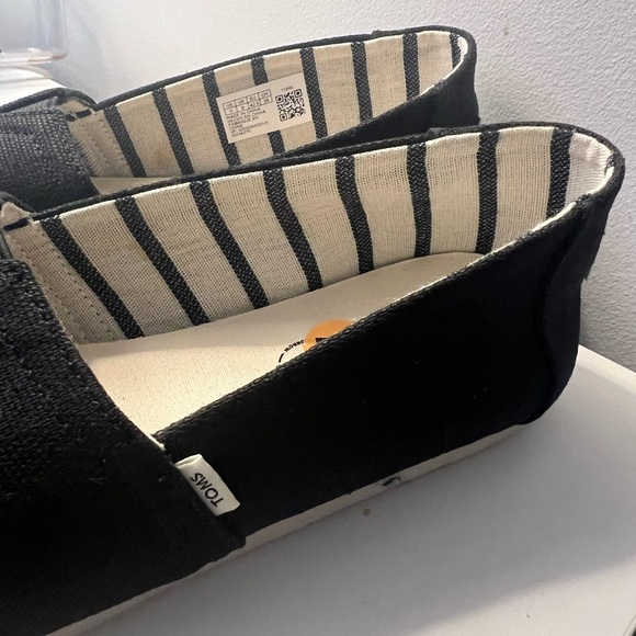 TOMS Women’s Alpargata black size 11 - Picture 2 of 7